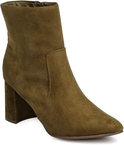 pointed toe suede boots