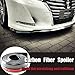EJ's SUPER CAR 8.2 feet (2.5 meters) gm carbon-fiber front bumper spoiler lip, Roof Spoiler, body kit clip stickers, 100% waterproof protection…
