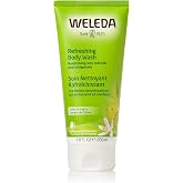 Weleda Refreshing Citrus Body Wash, 6.8 Fluid Ounce, Gentle Plant Rich Cleanser with Lemon Peel and Sesame Seed Oils