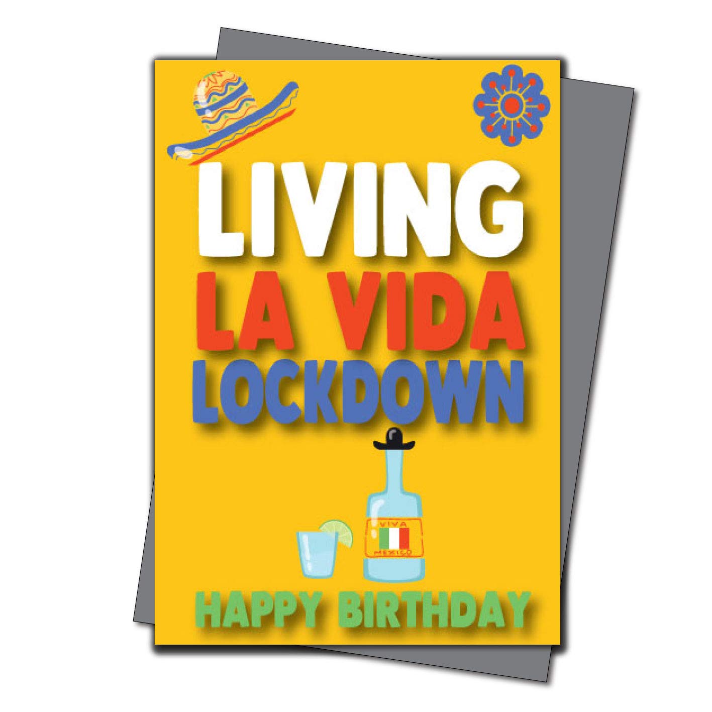 Lockdown Birthday Card Him Her Mum Dad Brother Sister - Quarantine Birthday - Friend Birthday Cards for her -Witty Banter - CV41 Shittest