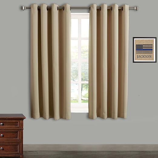 Amazon Com Rose Home Fashion Blackout Curtains Thermal Insulated