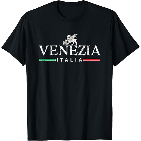 Venica Reverlace smooth Tshirt ／black Amazon.com: Venice Italy | Venezia Italia Vintage T Shirt T-Shirt