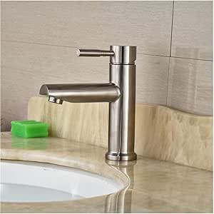 Baño Vanidad Lavabo Lavabo Grifería Montaje en cubierta Palanca