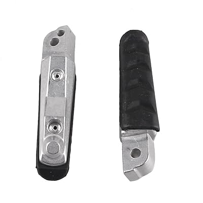 GZYF 1 Pair Black Aluminum Rear Footrest Foot Pegs For BMW F800S F800ST F800GT