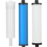 335 RO System Replacement Water Filter, Replacement Filter Set With Membrane for Microline 335 Reverse Osmosis System, Sediment, Carbon Cartridge, Inline GAC Post Filter
