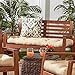 Greendale Home Fashions Outdoor 51-inch Bench Cushion, Stone