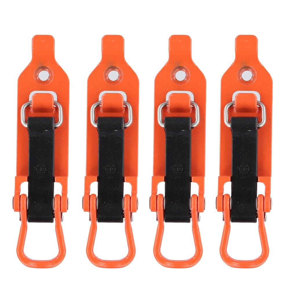 DcnrInsr Fist Clamp Car Trailer RV Boat Home Accessories Orange Metal for Mounting Tools Equipment Auto Wall Mounting Brackets