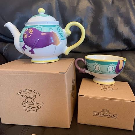 Amazon ポケモン カフェ限定 ヤバチャ ティカップ ポットデス ティポット 2点セット おもちゃ ホビー