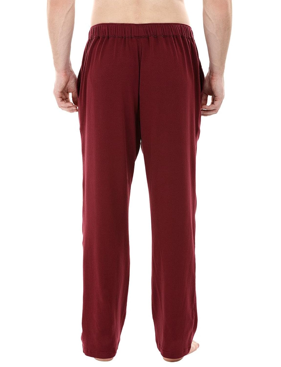 zobello wine red knit brushed pyjamas