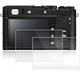 AFUNTA Screen Protectors Compatible X100F X-E2S X100T X-E2 X-100F X-100T, 2 Pack Anti-Scratch Tempered Glass Protective Films