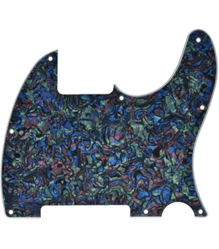 Musiclily 8 Fori Tele Battipenna Chitarra Pickguard Per Fender USA / Messico Telecaster Standard - Foto 11