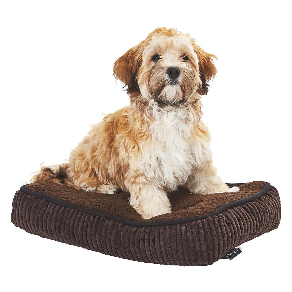 Bunty Snooze Soft Fur Fleece Dog Bed Pet Basket Mat Cushion Pillow Mattress - Made in the UK (XS)