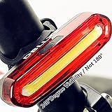 Super Bright Bike Tail LED Light/USB Rechargeable,6 Light Mode Options,Waterproof DBLLXX Helmet Light Accessories Fits on any Bicycles,Easy to Install for Cycling Safety Flashlight