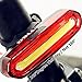 Super Bright Bike Tail LED Light/USB Rechargeable,6 Light Mode Options,Waterproof DBLLXX Helmet Light Accessories Fits on any Bicycles,Easy to Install for Cycling Safety Flashlight