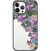 CASETiFY Compact iPhone 13 Pro Max Case [4 ft. 2X Military Grade Drop Protection/Slim/Lightweight] - My Succulent Garden - Clear Black