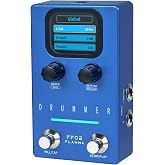 FLAMMA FF02 Drum Machine Guitar Pedal - 121 Drum Grooves, 11 Music Genres, Tap Tempo, Adjustable Rhythms, Stereo I/O for Live &amp; Studio Use