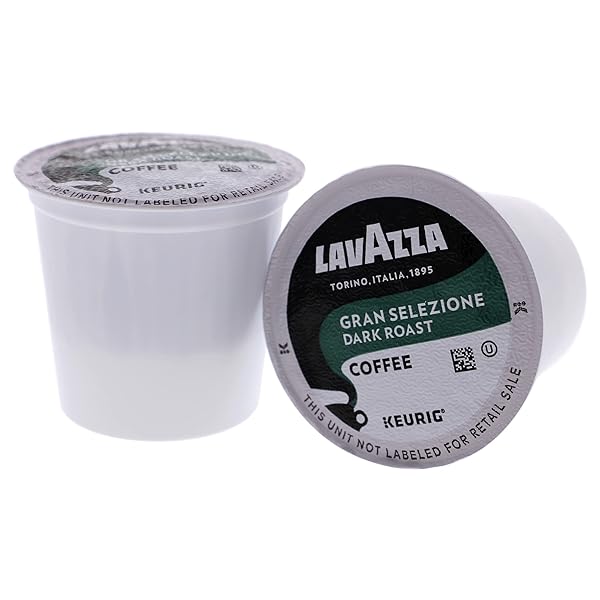 GRAN SELEZIONE DARK ROAST GROUND COFFEE PODS BY LAVAZZA – 10 X 0.34 OZ COFFEE