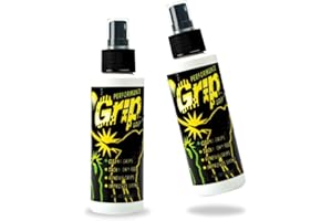 Performance Grip Spray for Golf – Golf Club Grip Cleaner Boosts Traction, Rejuvenates & Extends Grip Life – Ideal for Golf Shoes, Clubs & Gloves (8oz - 2 pack)