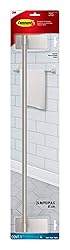 Command Bath Satin Nickel Towel Bar with Water