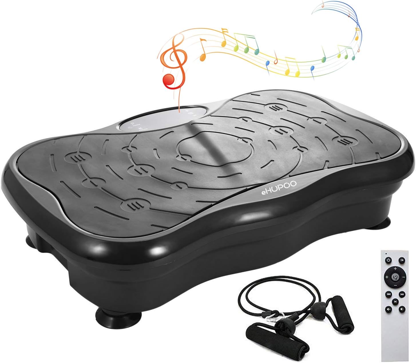 eHUPOO Vibration Plate Exercise Machine,Vibration Platform Machine,Whole Body Vibration Shaking Machine,Fitness Massage Vibration Trainer for Weight Loss&Body Workout,Max Weight Capacity 300lbs.