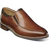 Florsheim Men's Uptown Moc Toe Slip on Loafer, Cognac, 1 Wide