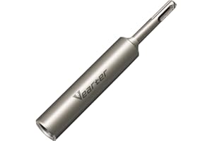 Vearter SDS Plus Ground Rod Driver for 3/4'' Grounding Rod, 40CrMo Steel Adapter Bits for All SDS-Plus Rotary Hammer Drill, H