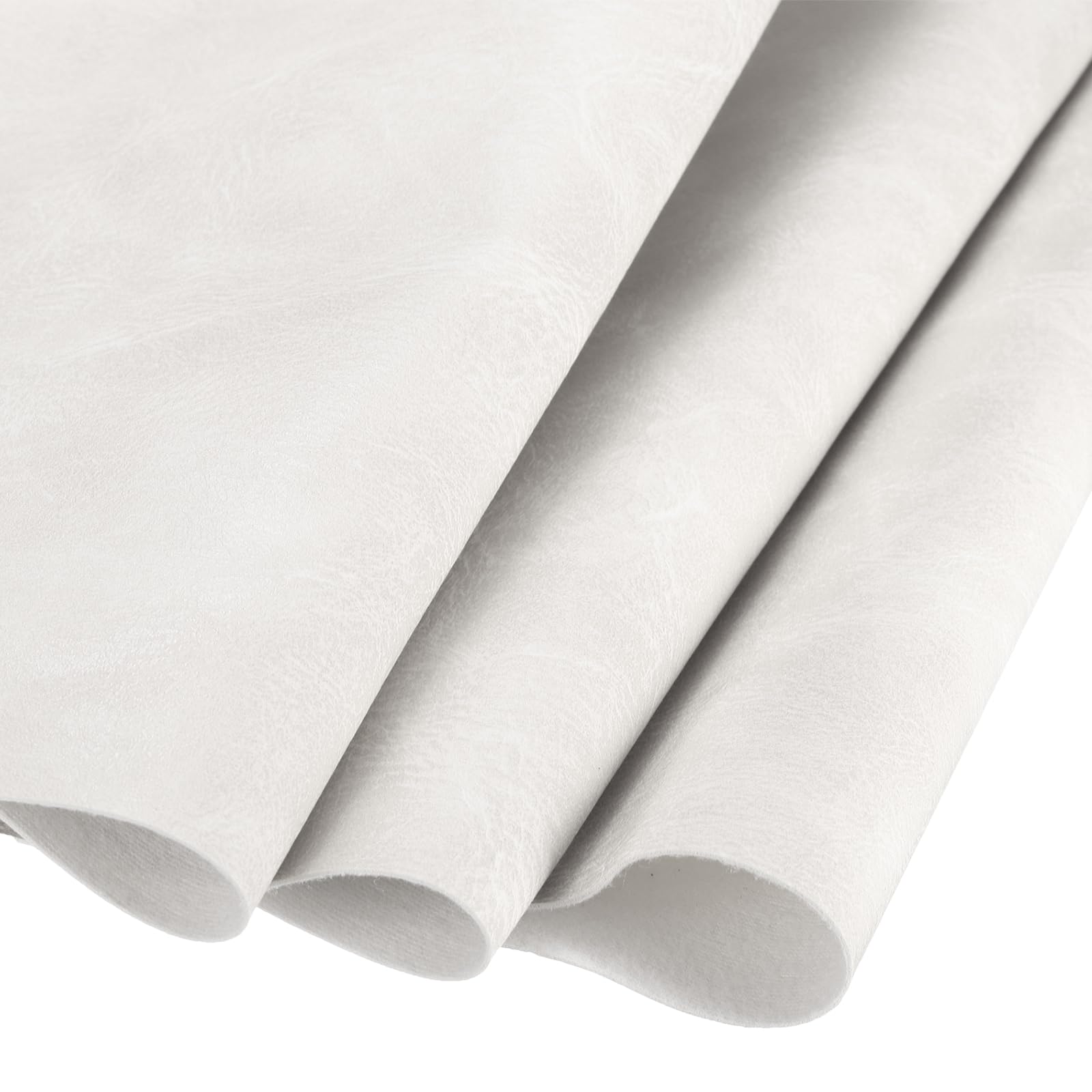 DMiotech 1 Pack 54 Inch x 72 Inch Faux Leather Strip Furniture Cover Wooden Pattern White PU Leather Roll for Handmade DIY Craft Projects