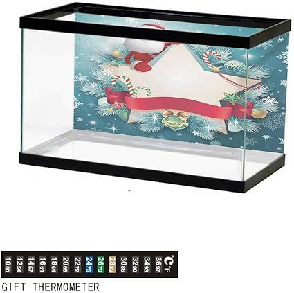 Amazon Com Wwwhsl Aquarium Background Christmas Santa Claus