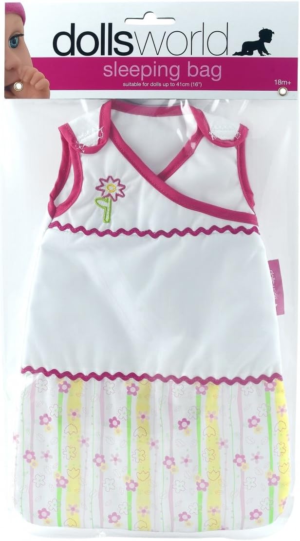 Dolls World Doll's Sleeping Bag for 41cm Dolls | Velcro Fastening