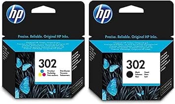 Hp 302 Colour Original Ink Cartridge And Hp 302 Black Original Ink Cartridge Both For Hp Deskjet Hp Envy Hp Officejet Amazon De Burobedarf Schreibwaren