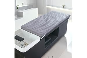 B/Grey,70 * 150cm,LDLCYCN Memory Foam Massage Bed Pad Lash Bed Mattress Topper Thicken 4Cm Hair Washing Bed Mattress Topper D
