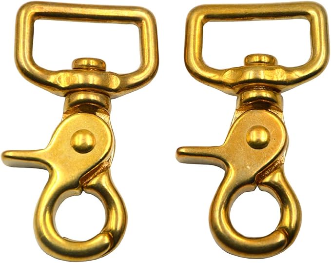 Swivel Trigger Snap Hook 34 1 Solid Brass Lobster Claw Clasp Clip Dive