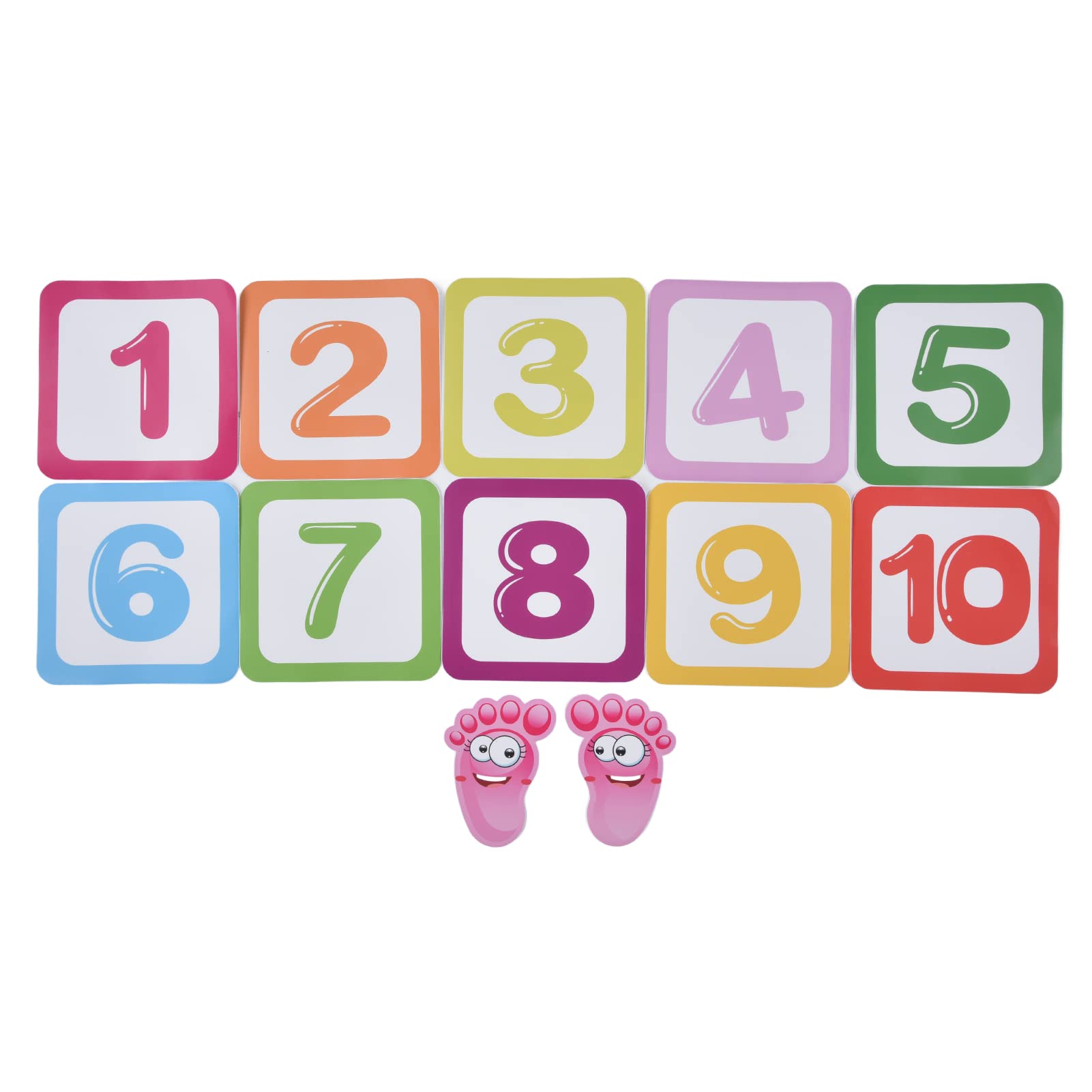 Nikou Game Floor Sticker Number Kindergarten Early Education Interactive Decoration Children Room Wall Ground PVC Classic Environmental Protection Waterproof