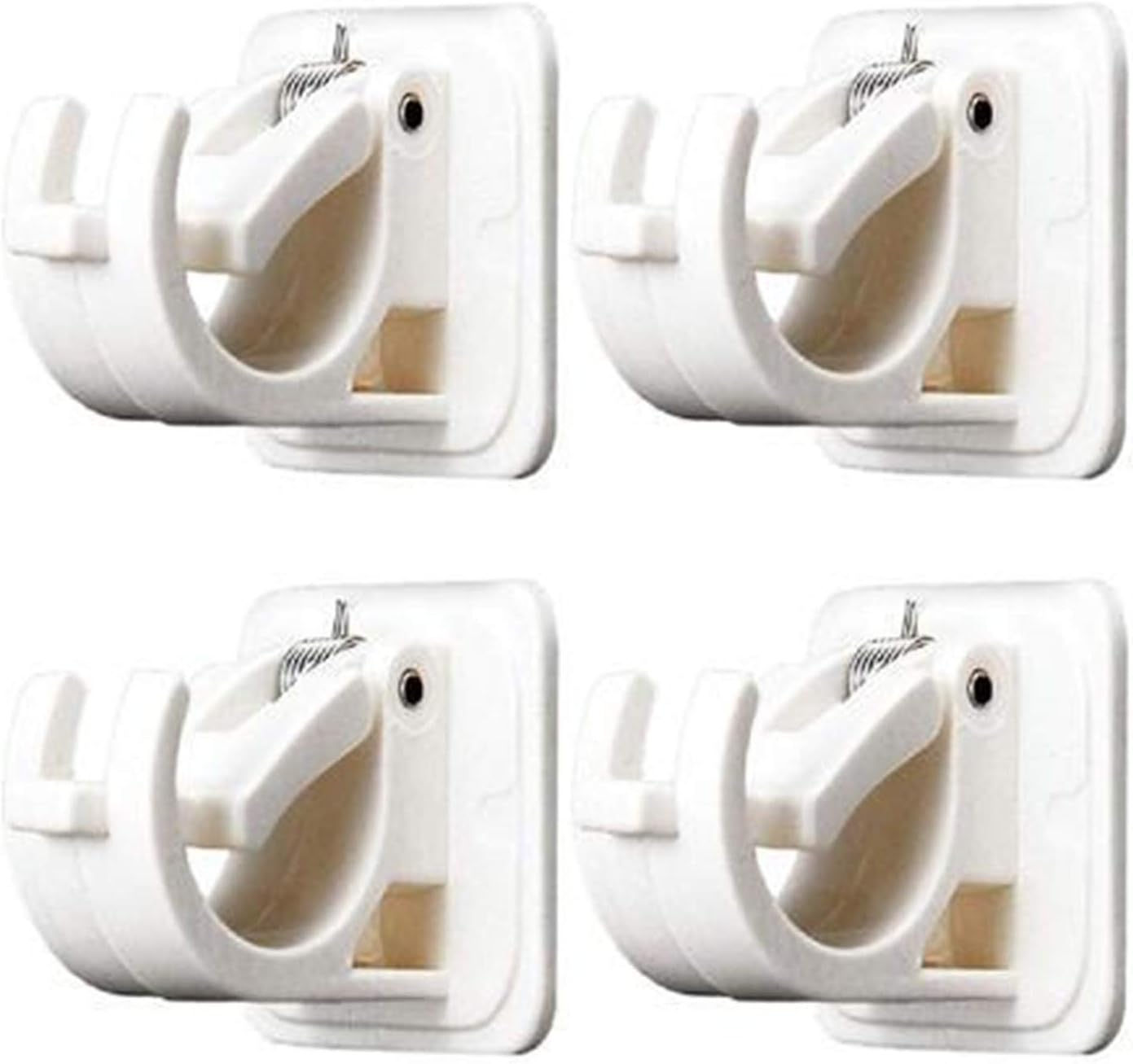 GRGM Nailfree Adjustable Rod Bracket Holders Water Repellent Antirust