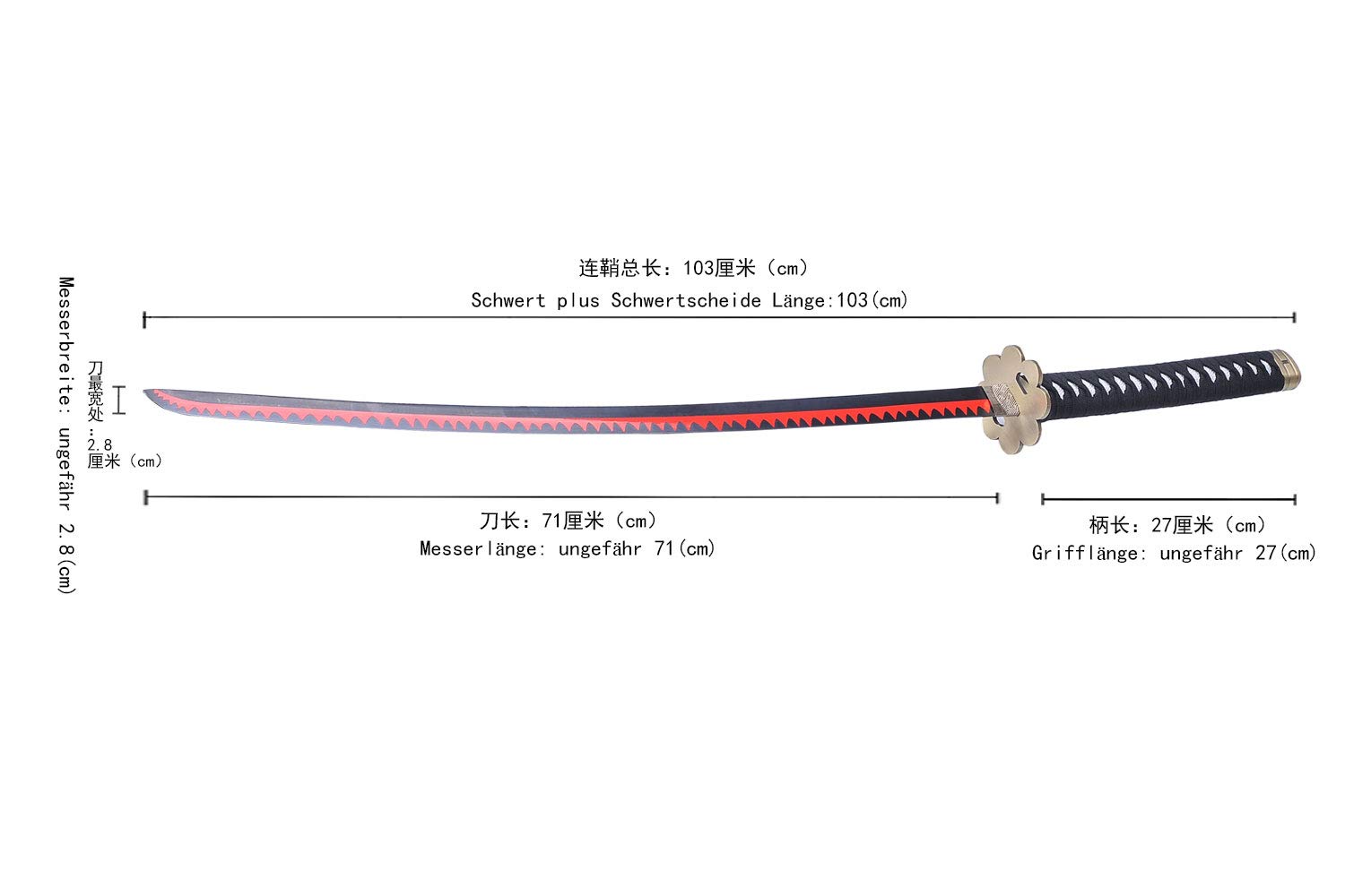 Sword Valleycosplay Of 黒刀の秋水 Katana Sword From One Piece Roronoa Zoro In Japanese Anime Buy Online