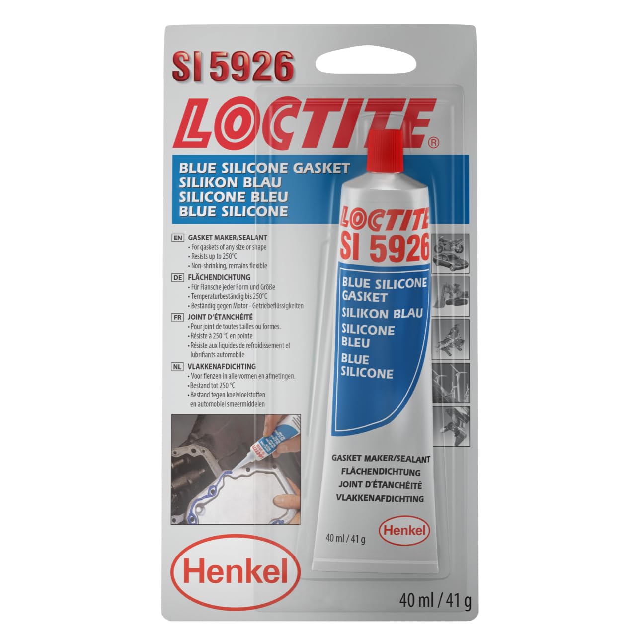 LOCTITE 1123349/1123350 5926 Instant Gasket, 40 ml, Blue