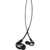 Shure SE215 PRO Wired Earbuds, Professional Sound Isolating Earphones with Clear Sound, Deep Bass, Secure in-Ear Fit, Carryin