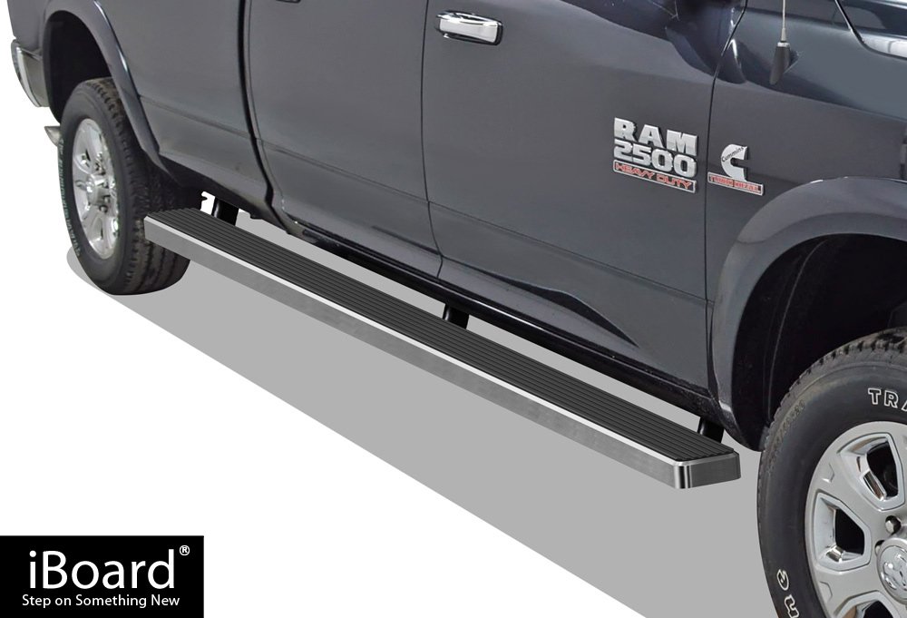 APS iBoard Running Boards 5 inches Custom Fit 20092018 Ram 1500 Crew