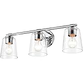 Millennium Lighting 3 Light Bath Vanity-8 Inches Tall and 24.5 Inches Wide-Chrome Finish