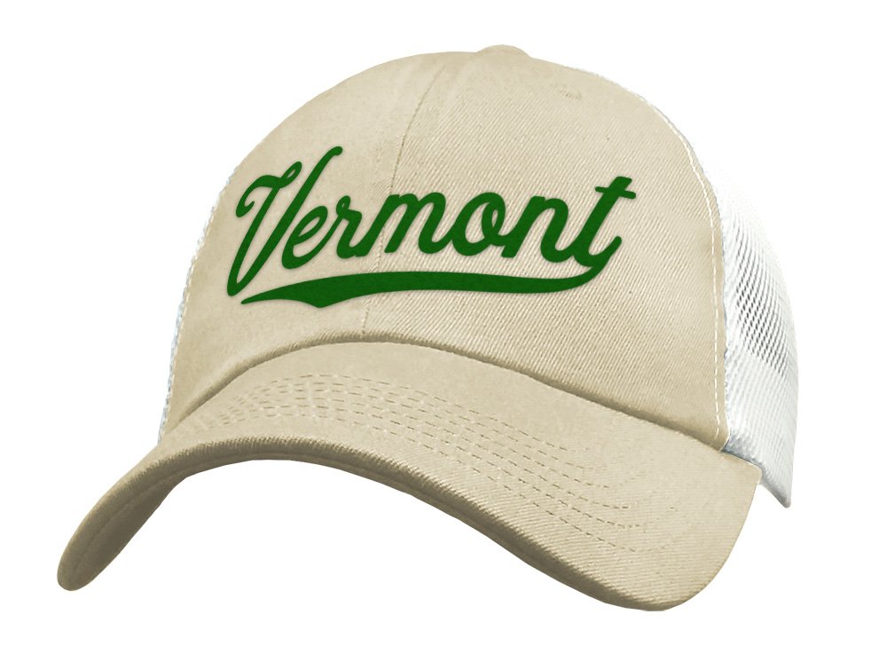 State of Vermont Trucker Hat Baseball Cap Snapback Mesh