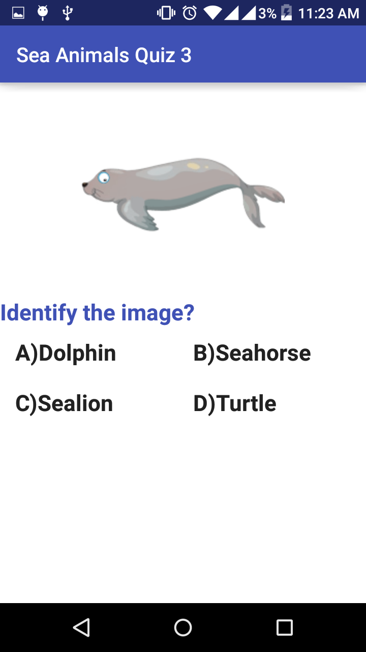 Sea Animals Quiz for Android