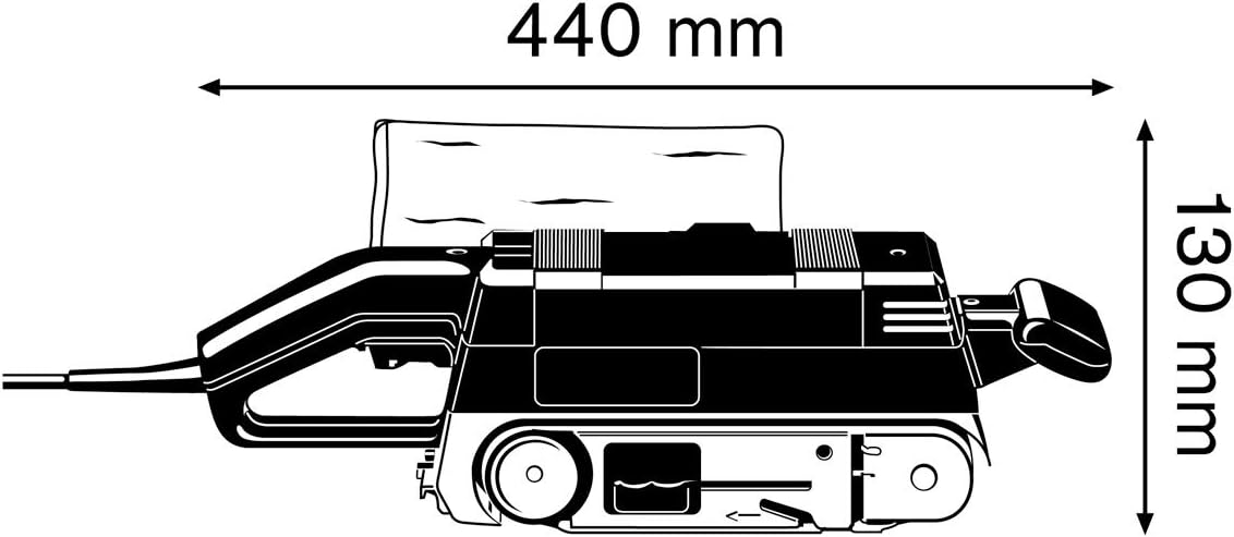 Bosch Professional Gbs 75 Ae Set Corded 240 V Belt Sander With Sanding Belt Dust Extraction Bag And Carrying Case Amazon Co Uk Diy Tools