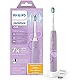 Philips Sonicare 4100 Electric Toothbrush, Sonic Toothbrush with Two Intensity Levels, Pressure Sensor and Timer, Lush Lilac 