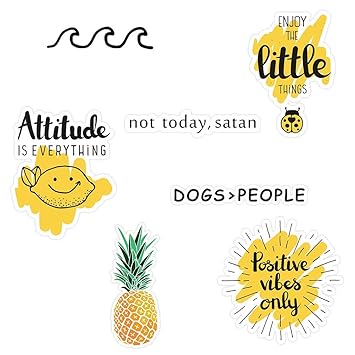 Vsco Girl Stickers For Hydro Flasks Cute Positive Amazon In