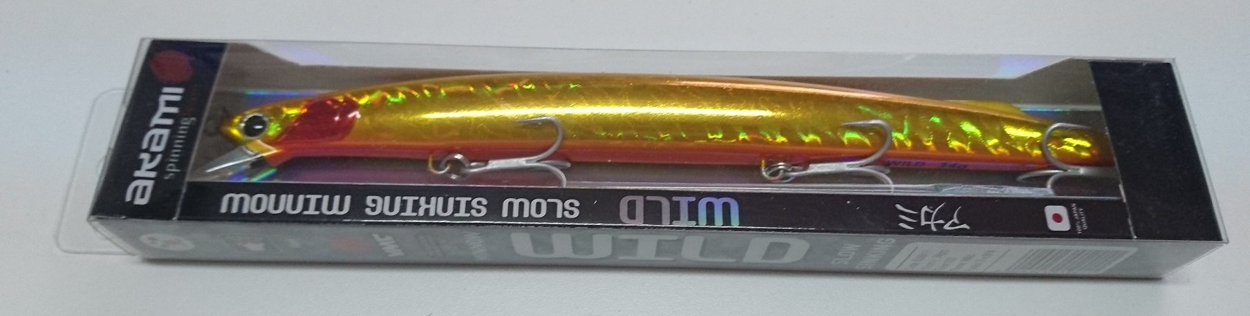 AKAMI WILD 180 LONG JERK MINNOW 28GR COL ILB