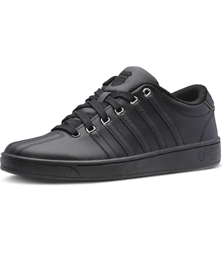 Amazon.com | K-Swiss Men's Classic VN Leather Sneaker, Black/Black