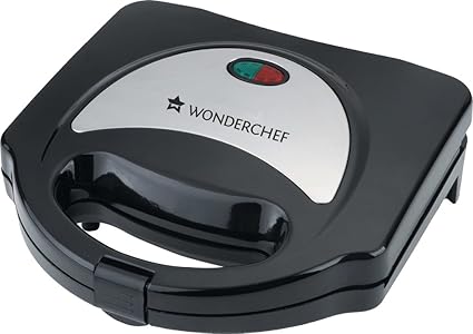 Wonderchef Prato 700-Watt Sandwich Maker (Black)