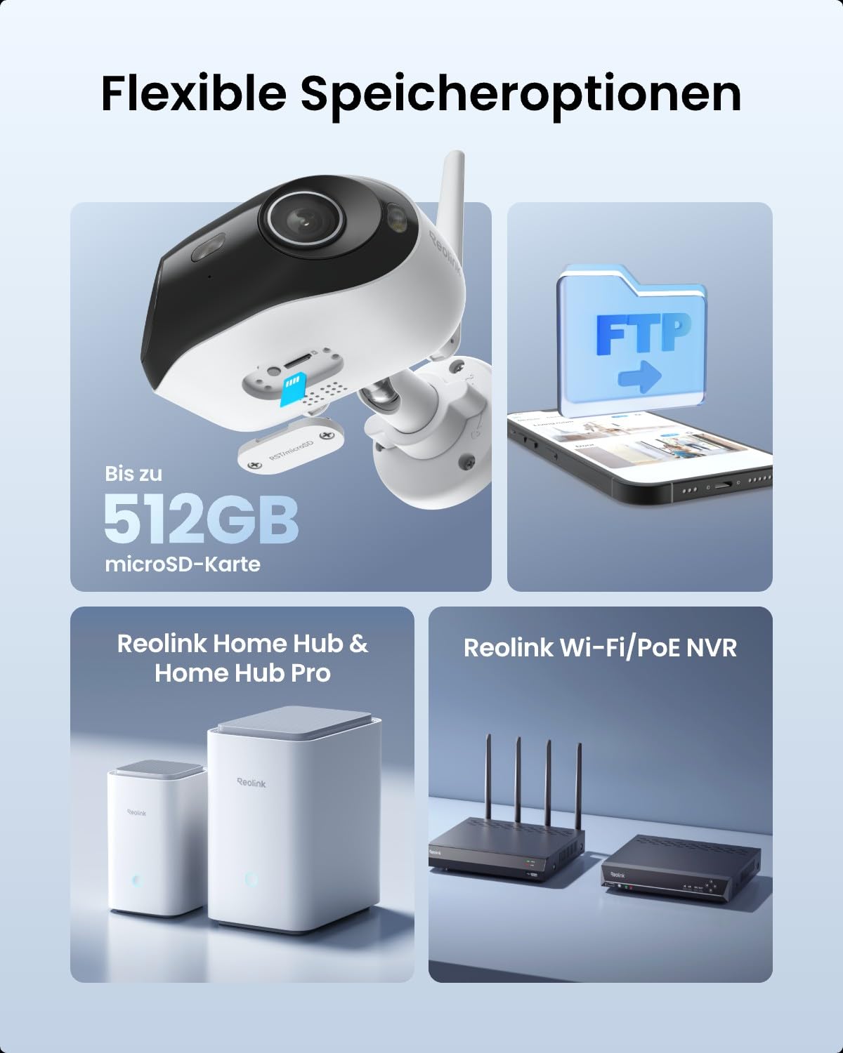 Reolink 4K Wi-Fi 6 Überwachungskamera Aussen mit 180° Panoramablick, 2.4/5GHz Dual-Band WLAN Kamera Outdoor mit Perimeterschutz, Farbnachtsicht, Smart-Erkennung, 2-Wege-Audio, Plug-in, Elite WiFi 7