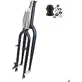 JZSPORTS 26" Bicycle Fork Double Springer Fork, Bike Fork with 1" Threaded Headset