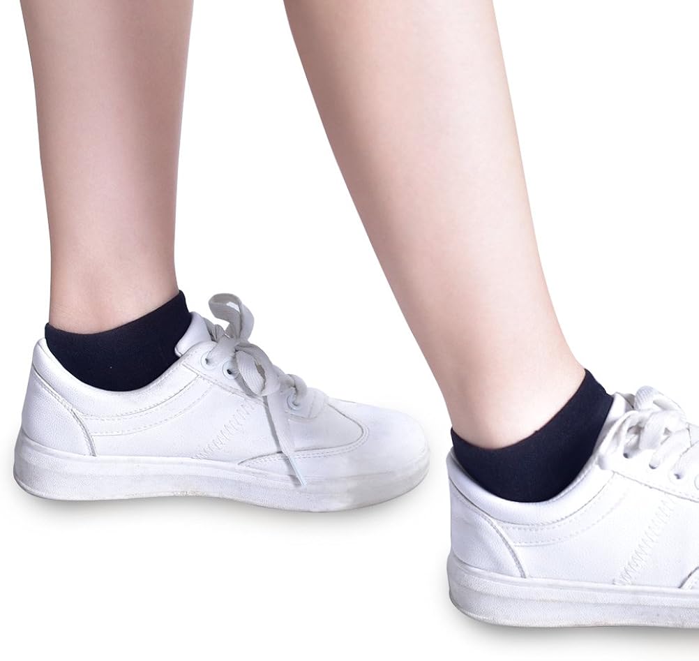 Women's Low Cut Socks, 12 Pair Ankle No Show Athletic Short Cotton Socks by Sioncy Black Socks at  Women’s Clothing store